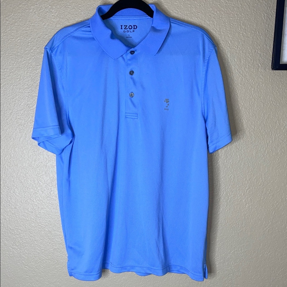 Izod Men's Light Blue Polo Shirt